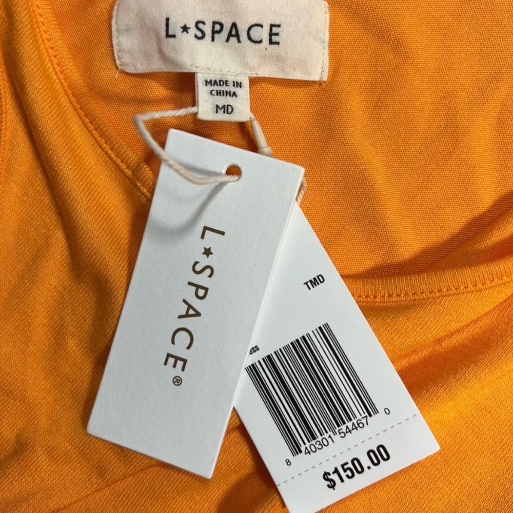 NWT L*space - Tiana Dress Tamarind orange size medium - Picture 3 of 7